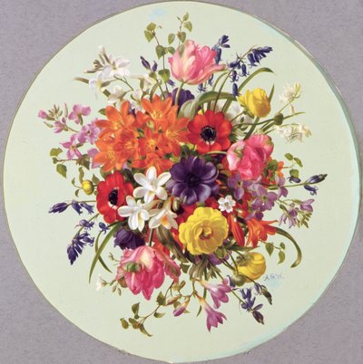 Arreglo circular de flores PB269 de Albert Williams